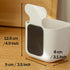 MORNITE Fridge Magnetic Cup Storage Rack, Magnetic Locker Organizer for Pen, Holder for Laundry, Board, Desks, Dresser, White......