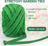 Tenn Well Cloth Plant Ties, 2 Roll 196 Feet Green Tomato Ties Stretchy Garden Twine for Climing Plants, Fruit Trees, Flowers, Gardeners (98 Feet/R...