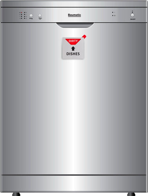 Kichwit Dishwasher Magnet Clean Dirty Running Empty, Non-Scratch Strong Magnetic Backing, Residue Free Adhesive Included, 3.5 Inch, Black...