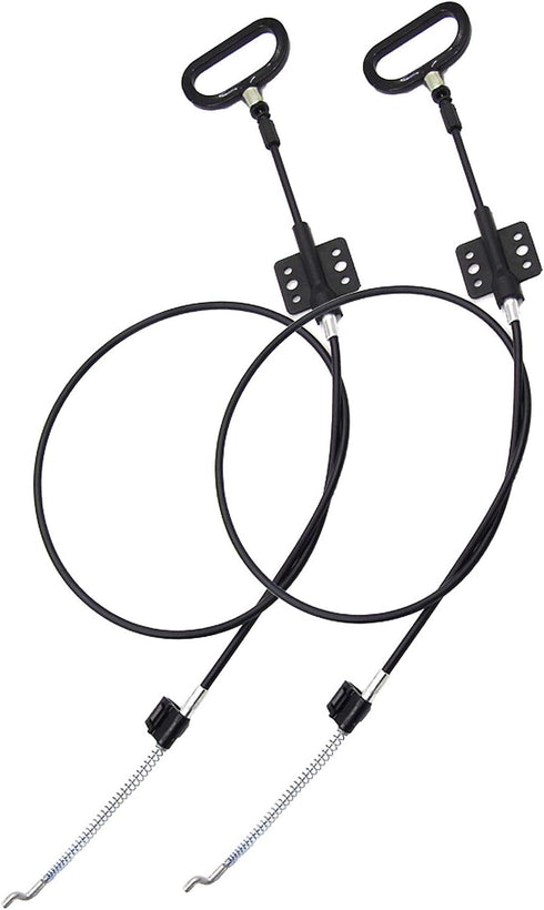 2 Pieces Recliner Release Cable Replacement D-Ring Pull Handle, Exposed Length 4.75" with S Tip...