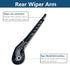 Rear Wiper Arm Blade Set Replacement for Ford Focus 2012-2018 Hatchback SE ST RS, Rear Windshield Wiper Arm Blade Set for Back Windshield Window, ...