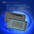 Mini Wireless Keyboard,H20 Mini Keyboard with Touchpad,Backlit Small Wireless Keyboard,Full Size Touchpad,Handheld IR Remote Keyboard for Android ...