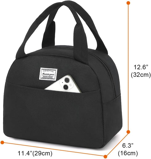 lunch bag women & men,Insulated Cooler Lunch Box Adult Water Resistant Lunch tote bag Shoulder strap not included...