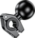 BRCOVAN Aluminum Alloy Mini Mount Base with 1'' TPU Ball for Rails Diameter 0.39'' 0.47'' 0.55'' 0.63'', Compatible with RAM Mounts B Size 1 Inch ...