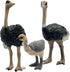 Gemini&Genius Ostrich Animal Action Figure Toys, Ostrich Animal Figurines Jungle Animal Playset Gift, Educational, Cake Toppers, Party Supplies, A...