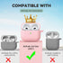 AirPods 3rd Gen Case Cover 2021 with Cleaner Kit,Soft Silicone Protective Case for Apple AirPods 3rd Generation Charging Case with Keychain,Shockp...