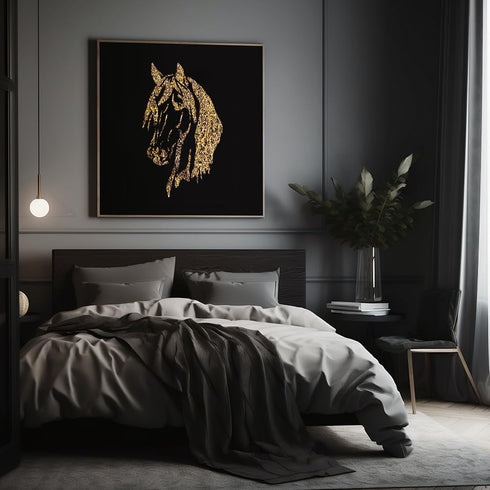 Horse Head Stencil Template Reusable 8.5 x 11" Inches for Painting on Walls, Wood, Glass, Any Surface, Scarpbooking, Graffity, Arts and Crafts, DI...