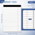 5" x 8" Legal Pad Writing Pads 4 Pack of Notepad 21lb Small Legal Pads College Ruled Note Pads 30 Sheets Perforated Legal Pads Double-Side Printed...