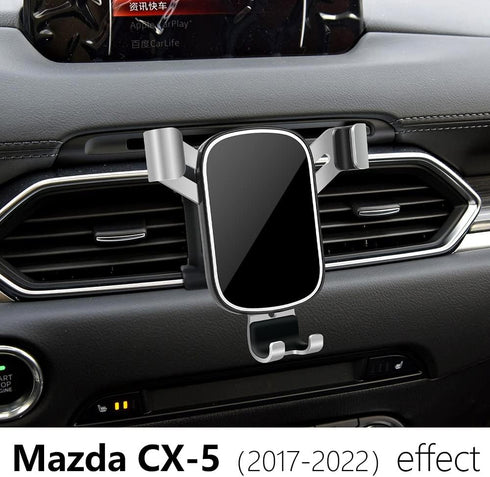 LUNQIN Car Phone Holder for Mazda CX-5 CX5 2017 2018 2019 2020 2021 2022 2023 2024 2025 CX 5 SUV Auto Interior Accessories Best Cell Phones Mount ...