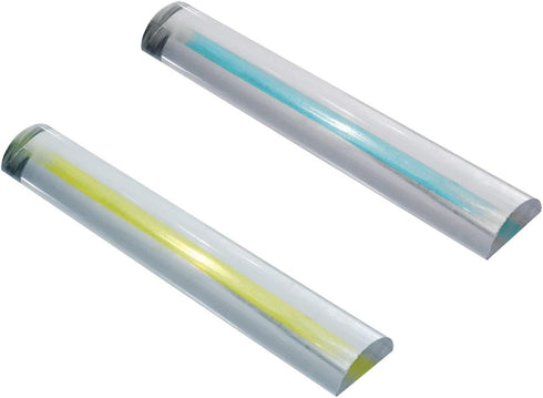EZ Magnibar Combo Set - 2 Magnifiers, 1 with Yellow and 1 Aqua Tracker Line - 6 inches...