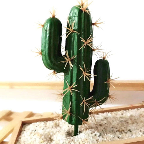 FagusHome Artificial Cactus Decor Faux Cactus Plant Fake Succulents Plants Artificial Cacti 4 Pieces Unpotted Indoor Home Décor Fake Cactus Stems...