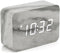 OCT17 Marble Pattern Alarm Clock, Fashion Multi-Function LED Digital Alarm Clocks Stone Cube with USB Power Supply, Voice Control, Timer, Thermome...