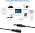 2 Pack 6FT DC Extension Cord, 5.5mm x 2.1mm Male to Female Power Cable for CCTV Security Surveillance IP Cameras, LED Lights Strip, Baby Monitor, ...