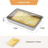 Freshmage Cheese Container for Refrigerator, Stainless Steel Airtight Deli Meat Storage Containers for Fridge Dishwasher Safe Kitchen Fridge Organ...