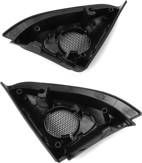 Aramox Stereo Speaker Trim, Pair Car Door Stereo Speaker Cover Trim Audio Tweeter Cover Trim Replacement for Corolla 2003?2006 Black......