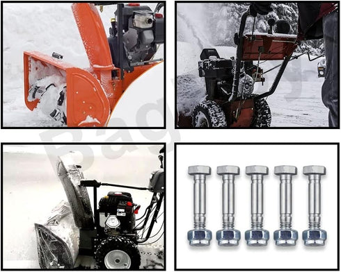 12 Pack Snowblower Shear Bolts 51001500-2-1/8" x 5/16" 51001500 Shear Pins & Nuts Compatible with Ariens 01019500 510015 AM122156 AM1369890 Snow B...