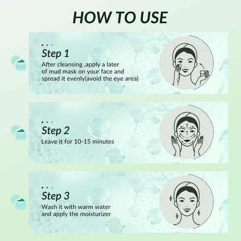 Clay Mask,Clear Skin Cleansing Mud Mask,Clay Facial Mud Mask,Face Masks Skincare Deep Cleansing Blackheads,Minimize Pores,Oil Control,Moisturizing...