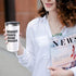 Motivational Viking Tumbler 20oz White, Nobody Cares Work Harder Inspired Gift Wisdom Wise Life Quote Motivated Positive for Sister Brother Cowork...