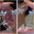 Rhinestone Butterfly Ear Cuffs Non Piercing Ear Clips Ear Cuffs Climber Crawler Earrings Ear Wrap Around Earrings for Women and Girls?Gold?...
