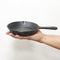 6 Inch Cast Iron Skillet, Frying Pan with Drip-Spouts, Pre-seasoned Oven Safe Cookware, Camping Indoor and Outdoor Cooking, Grill Safe, Restaurant...