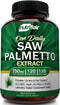 NutriFlair Saw Palmetto Extract 750mg, 120 Capsules - Natural Prostate Supplement & Berry Health Support - Helps Block DHT to Prevent Hair Loss an...
