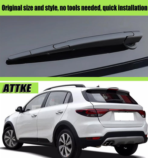 Rear Wiper Blade for Honda CR-V 2012-2016/Cadillac SRX 2010-2018/Hyundai Tucson 2004-2009 OEM Genuine Style (12" Rear Wiper Blade)...