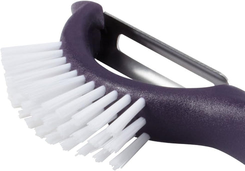 Rachael Ray Kitchen Gadgets Vegetable/Fruit Peeler with Brush, 3-In-1 Tool, Purple...