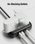 2Ft Extension Cord, SUPERDANNY Mini Surge Protector with 2 Wide-Spaced Outlets, USB Power Strip, 3 USB-A 1 USB-C, Flat Plug, Compact Size Desktop ...