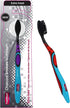 TOPMED ETS Smokers Charcoal Toothbrush Extra Hard (Color May Vary) (3 Count (Pack of 1))...
