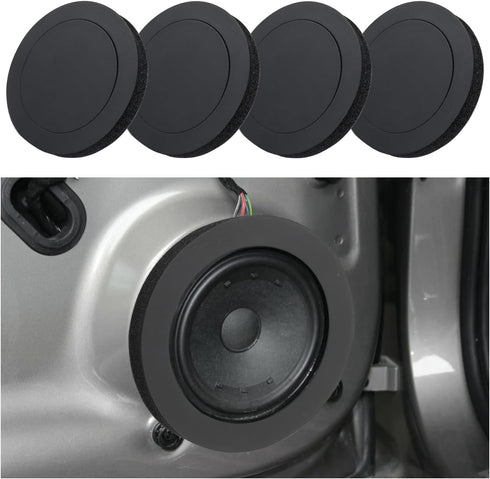 4PCS Speaker Foam Enhancer,6.5" Speaker Foam Rings for Enhancing Stereo Sound in Car Speakers,Universal Self-Adhesive Speaker Gasket Car Accessori...