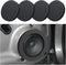 4PCS Speaker Foam Enhancer,6.5" Speaker Foam Rings for Enhancing Stereo Sound in Car Speakers,Universal Self-Adhesive Speaker Gasket Car Accessori...