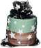 100-Pack 2x2.5 Sheer Organza Drawstring Gift Bags (X-Small) - Metallic Stars (Black/Silver) - Wedding Party Favors, Jewelry, Candy, Treats Mesh Po...