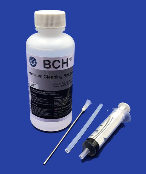 BCH Premium Cleaning Solutions for DTF Inks - MaxStrength Against White Ink Clog...