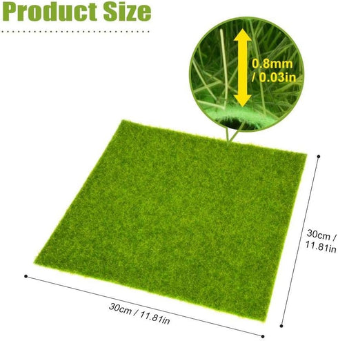 Artificial Grass Area Rug, Pet Turf for Indoor Outdoor Patio Decor Landscape Lawn (3030cm)...