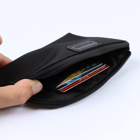 Coin Purse Change Wallet Pouch Nylon Card Holder for Women,Black,Gift wrapping...