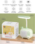 Little Deer Lamp with Pen Holder, Eye-Caring LED Portable Reading Light with 361 ° Curvable and Adjustable Neck-Blue...