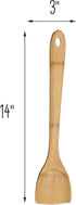 Joyce Chen a Division of Columbian Home Products Joyce Chen 33-2048 Burnished Bamboo Angled Spatula, 14-inch, Pack of 1, Natural...
