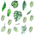 Leaf Wall Decals, H2MTOOL 64 PCS Removable Tropical Plants Tree Leaves Stickers for Kids Nursery Room Decor...