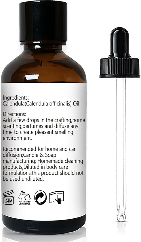 Calendula Essential Oil, Home Fragrance Oil Perfume Oil, Scent Oil for Soaps, Candle Making, Dryer Balls, Diffusers-30ml...
