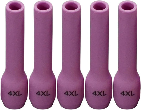 RIVERWELD TIG Alumina Nozzles Ceramic Cups Long Assorted Size Kit 796F74 (#3XL 3/16") 796F75 (#4XL 1/4") 796F76 (#5XL 5/16") 796F77 (#6XL, 3/8") O...