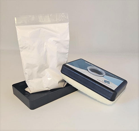Ultimate Quilt Pounce Pad with Refillable Iron-off Chalk Powder, for Design Transfer and Fabric Marking using Quilting Stencils – 2 oz White Chalk...