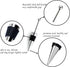10Pcs Wine Stoppers for Wine Bottles, ENLAYER Stainless Steel Wine Saver Bottle Stopper, Reusable Wine Corks for Beverage, Silicone Wine Stopper F...