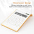 Calculators, Desktop Calculator with Large LCD Display, 10 Digits Solar Power Basic Office Calculator, Gold Office Desk Supplies and Accessories...