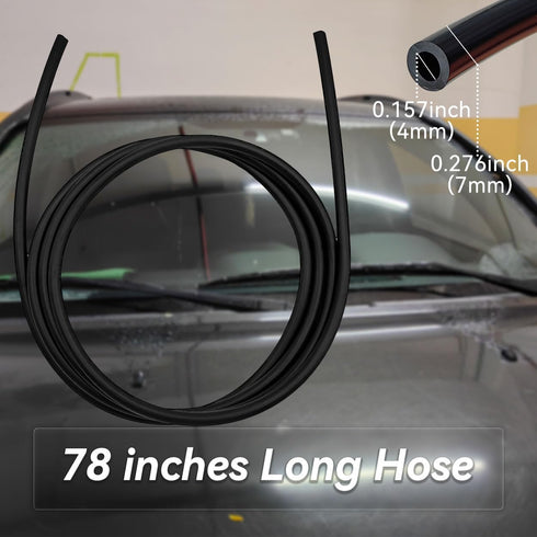 Windshield Washer Nozzle Windscreen Wiper Spray Front Hood Jet Kit Parts Replacement Compatible with Jeep Grand Cherokee Chevrolet Malibu Pontiac ...