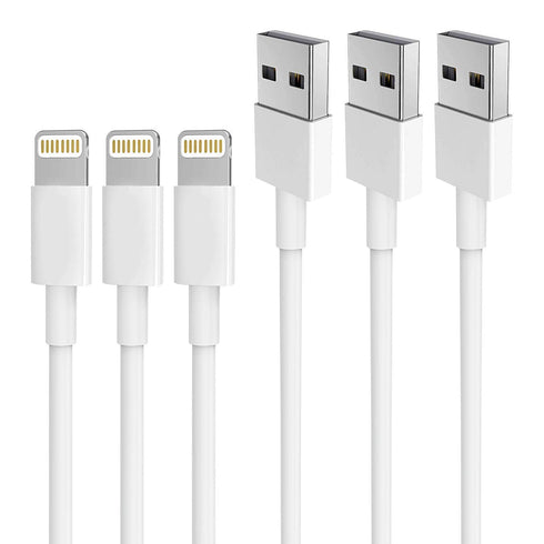 iPhone Charger AUNC 3PACK 6Feed Long Lightning to USB Charging Cable Fast Connector Data Sync Transfer Core Compatible with iPhone 14/iPhone 11/Xs...