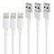 iPhone Charger AUNC 3PACK 6Feed Long Lightning to USB Charging Cable Fast Connector Data Sync Transfer Core Compatible with iPhone 14/iPhone 11/Xs...