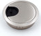 Jetland Desk Grommet for Wire Organizer - Brushed Silver, Fits 2" Hole, GBS53, 2-Pack...