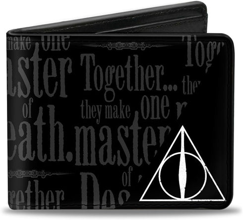 Buckle-Down Men's Wallet Together...they Make On Master Of Death./deathly Hall Accessory, -Multi, One Size...