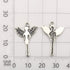 iloveDIYbeads 100g (66pcs) Craft Supplies Antique Silver Wings Angel Fairy Charms Pendants for Crafting, Jewelry Findings Making Accessory for DIY...