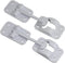2 Pack: RV T-Style Door Holder Catch 3-1/2" for Latch Holder Camper Trailer Cargo Hatch White...